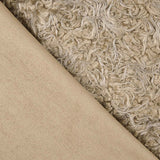 Tissu Fourrure Beige Punk Hiver - Ribes y Casals