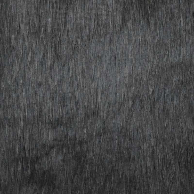 Tissu Poil Long Bicolor Noir - Ribes y Casals