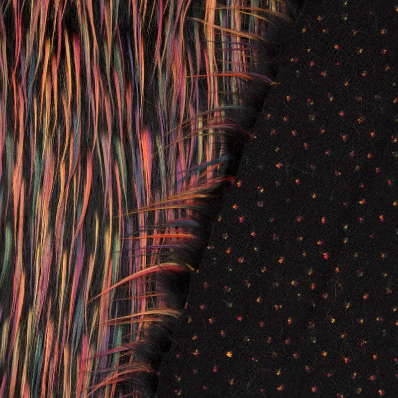 Tissu Poil Long Fashion Multicolor - Ribes y Casals