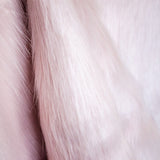 Tissu Poil Long Uni Rose Nude - Ribes y Casals