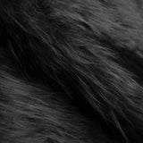 Fausse Fourrure Longue Noir - Ribes y Casals