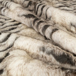 Tissu Poil Long Trigre Blanc - Ribes y Casals