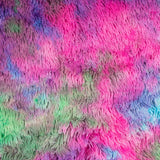 Tissu Fourrure Punk Vert Fuchsia - Ribes y Casals