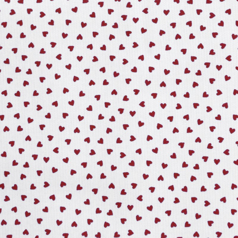 Piqué Coeurs Rouge - Ribes y Casals