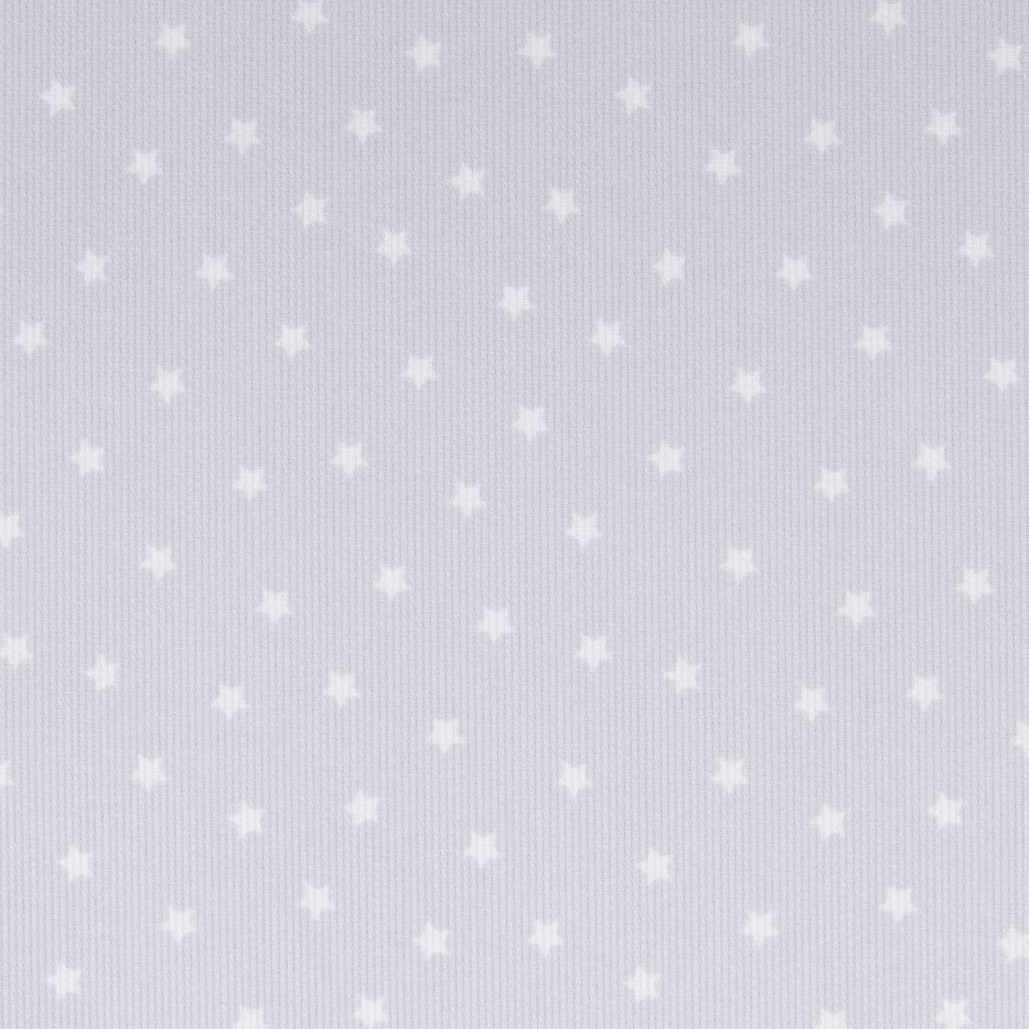 Tissu Piqué Canutillo Étoiles Gris - Ribes y Casals