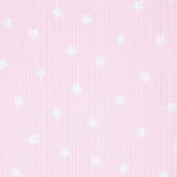 Tissu Piqué Canutillo Étoiles Rose - Ribes y Casals