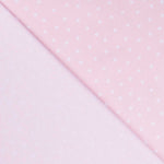 Tissu Piqué Canutillo Étoiles Rose - Ribes y Casals