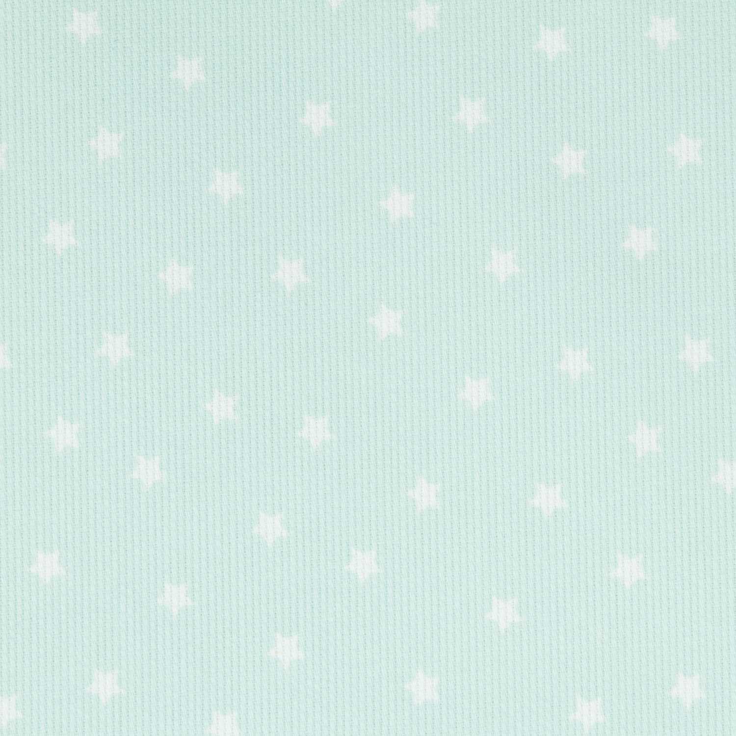 Tissu Piqué Canutillo Étoiles Vert - Ribes y Casals