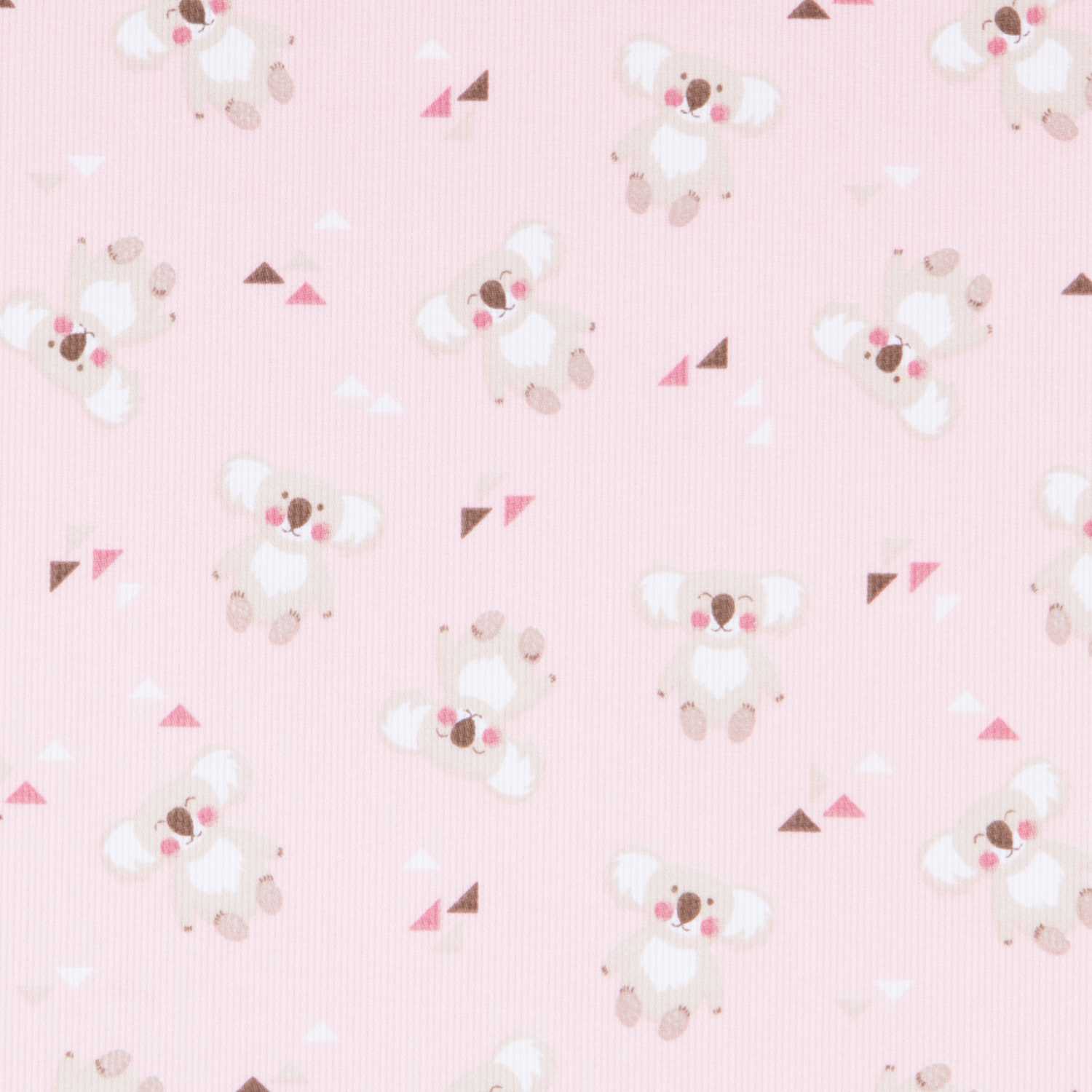 Tissu Piqué Canutillo Koala Rose - Ribes y Casals