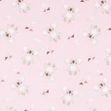 Tissu Piqué Canutillo Koala Rose - Ribes y Casals