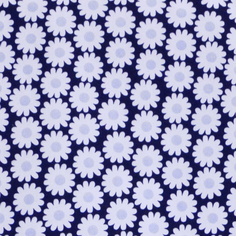 Piqué Marguerites Bleu Marine - Ribes y Casals