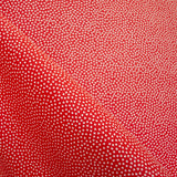 Tissu Piqué à Pois Fond Rouge 3mm - Ribes y Casals