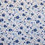 Tissu Piqué Imprimé Floral Bleu - Ribes y Casals