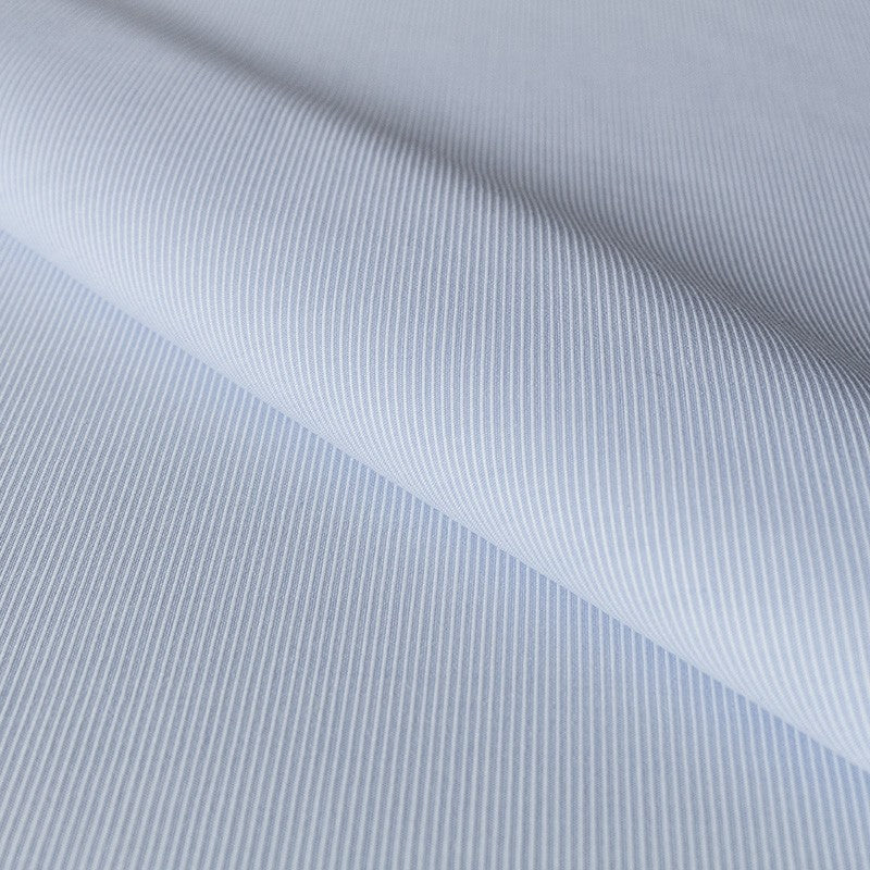 Retal Tela Piqué Milrayas Azul Claro 200x160 cm - Ribes y Casals