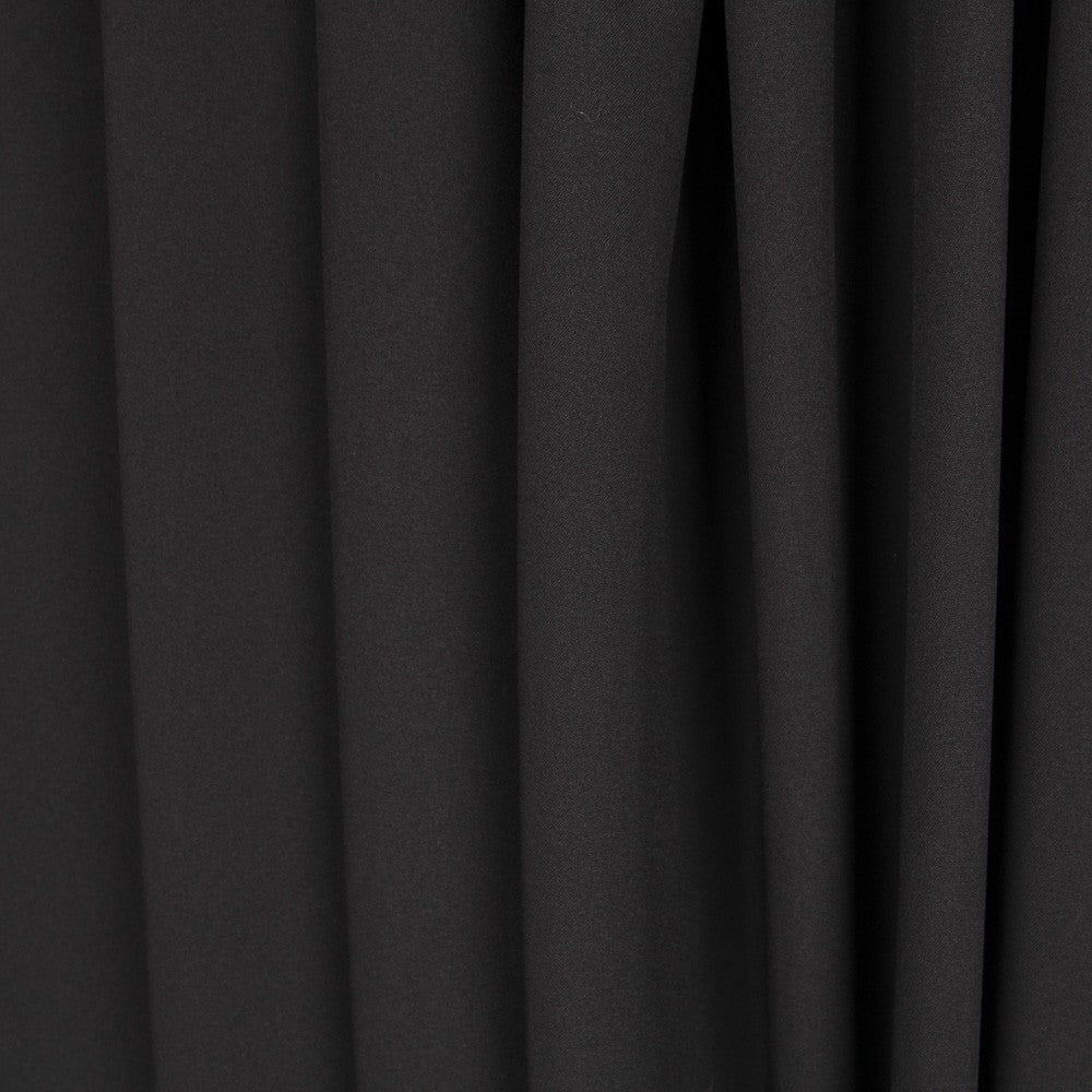 Tissu Elastique Plat Uni Noir - Ribes y Casals