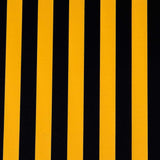 Tissu Élastique Rayures Noir Orange 23mm - Ribes y Casals