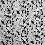 Viscose Fleurs Blanc Noir - Ribes y Casals
