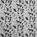 Viscose Fleurs Blanc Noir - Ribes y Casals
