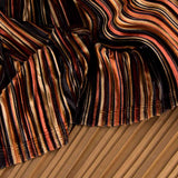 Tela Plisado Soleil Terciopelo Marrón - Ribes y Casals