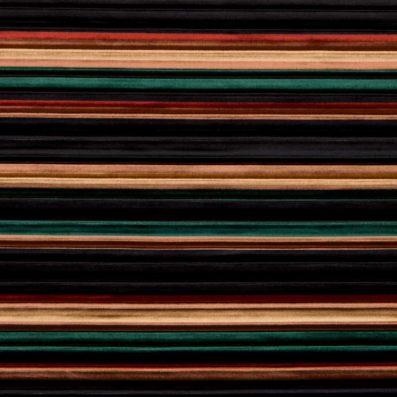 Tela Plisado Soleil Terciopelo Verde - Ribes y Casals