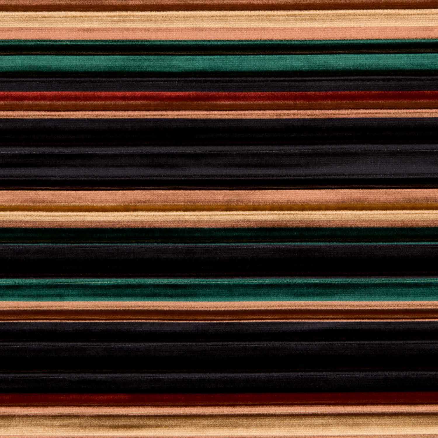 Tela Plisado Soleil Terciopelo Verde - Ribes y Casals