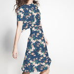 Tissu Polyester Fleurs Canard - Ribes y Casals