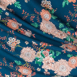 Tissu Polyester Fleurs Canard - Ribes y Casals