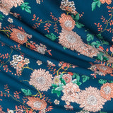 Tissu Polyester Fleurs Canard - Ribes y Casals