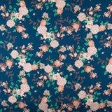 Tissu Polyester Fleurs Canard - Ribes y Casals