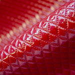 Similicuir Matelassé Losanges Rouge - Ribes y Casals