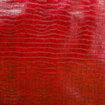 Similicuir Crocodile Grenat - Ribes y Casals