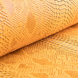 Similicuir Crocodile Moutarde - Ribes y Casals