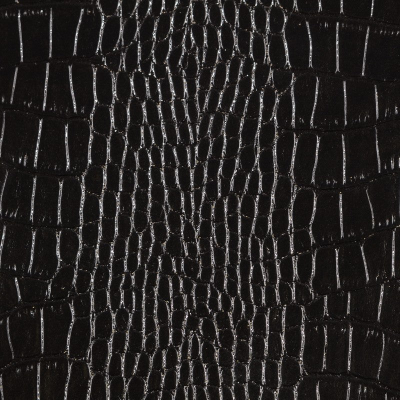 Similicuir Crocodile Noir - Ribes y Casals