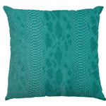 Tissu Similicuir Crocodile Turquoise - Ribes y Casals