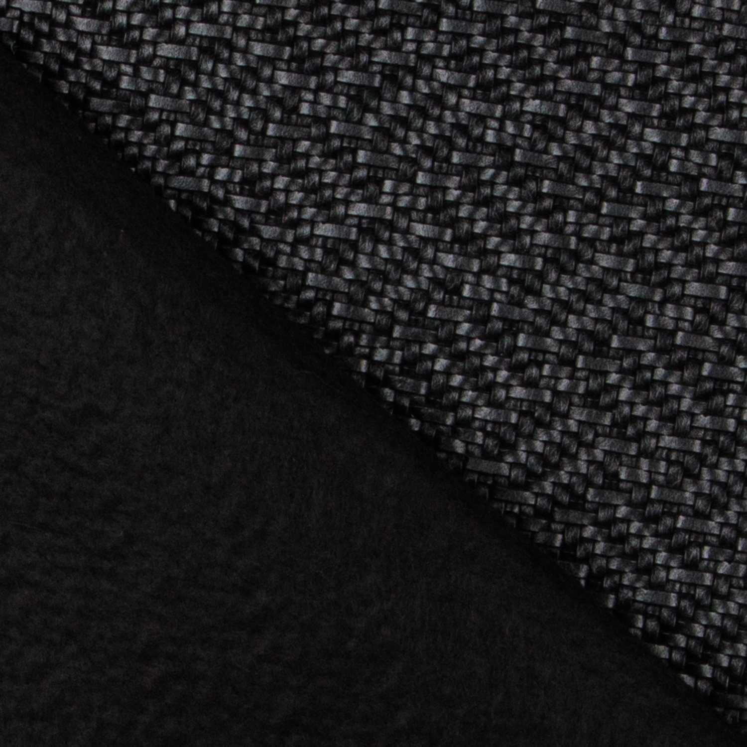 Tissu Polyester Tressé Noir - Ribes y Casals