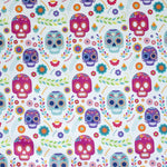 Popeline Coton Squelettes Mexicains - Ribes y Casals