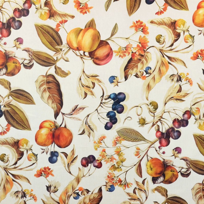 Popeline Coton Automne Beige Clair - Ribes y Casals