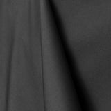 Popeline Unie Chemise Noir - Ribes y Casals