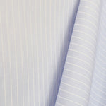 Popeline Chemise Fines Rayures Bleu Ciel - Ribes y Casals