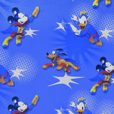 Popeline Donald Disney Bleu Denim - Ribes y Casals