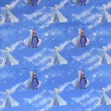 Popeline Disney La Reine des Neiges Bleu - Ribes y Casals