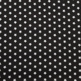 Popeline Étoiles Fond Noir - Ribes y Casals