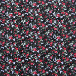 Popeline Flamenco Liberty Fleurs Rouge - Ribes y Casals