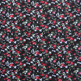 Popeline Flamenco Liberty Fleurs Rouge - Ribes y Casals