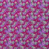 Popeline Flamenco Liberty Roses Fuchsia - Ribes y Casals