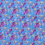 Popeline Flamenco Liberty Roses Turquoise - Ribes y Casals