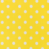 Popeline Flamenco à Pois Fond Jaune - Ribes y Casals