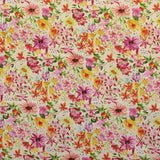 Popeline Flamenco Printemps Fleur Fuchsia - Ribes y Casals