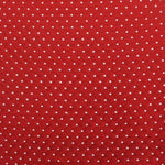 Popeline à Pois Brodée Rouge - Ribes y Casals