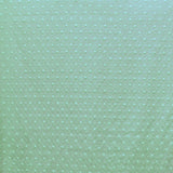 Popeline à Pois Brodée Ton sur Ton Vert d'Eau - Ribes y Casals